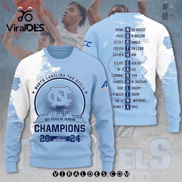 North Carolina Tar Heels Men’s Basketball Blue Apparels Hoodie