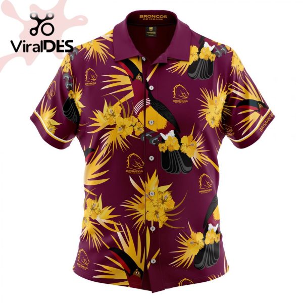 NRL Brisbane Broncos Custom Hawaiian Shirt Limited