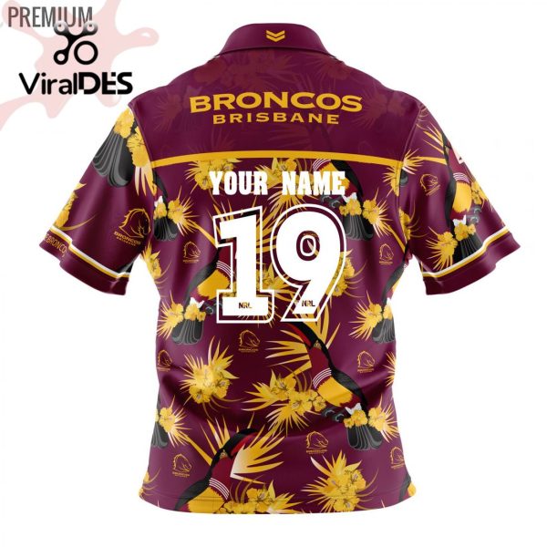 NRL Brisbane Broncos Custom Hawaiian Shirt Limited