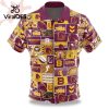 NRL Brisbane Broncos Custom Tribal Hawaiian Shirt