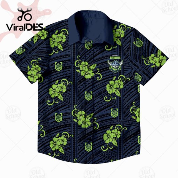 NRL Canberra Raiders Custom Tribal Hawaiian Shirt