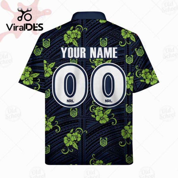 NRL Canberra Raiders Custom Tribal Hawaiian Shirt