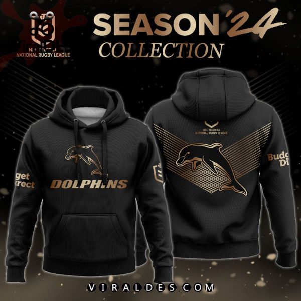 NRL Dolphins Gold Premier 2024 Hoodie, Jogger, Cap