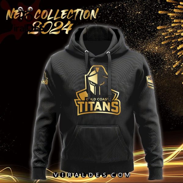 NRL Gold Coast Titans Black Premier Hoodie