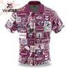 NRL Melbourne Storm Custom Tribal Hawaiian Shirt