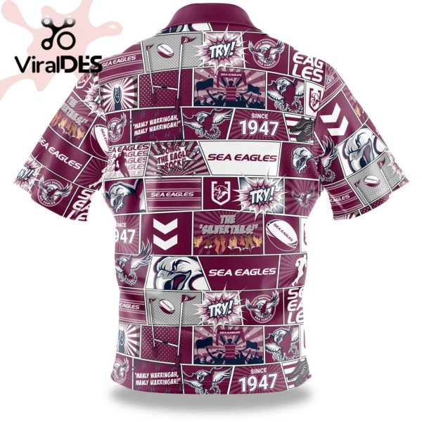 NRL Manly Warringah Sea Eagles Fanatic Hawaiian Shirt