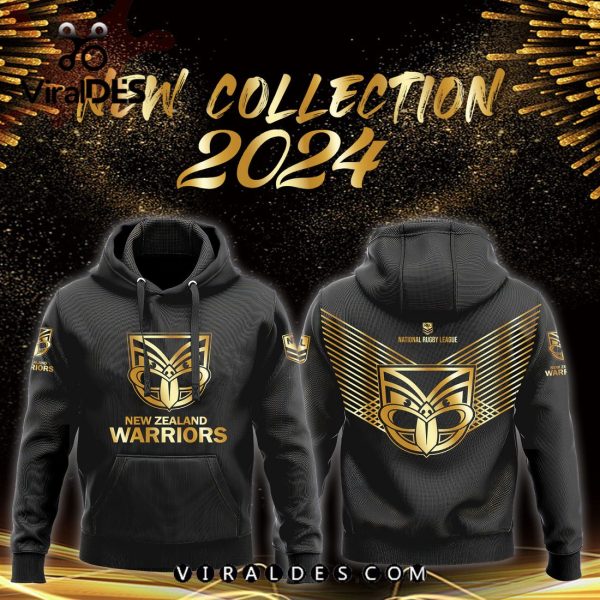 NRL New Zealand Warriors Black Premier Hoodie