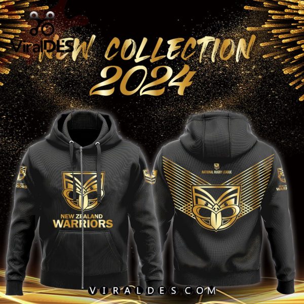 NRL New Zealand Warriors Black Premier Hoodie