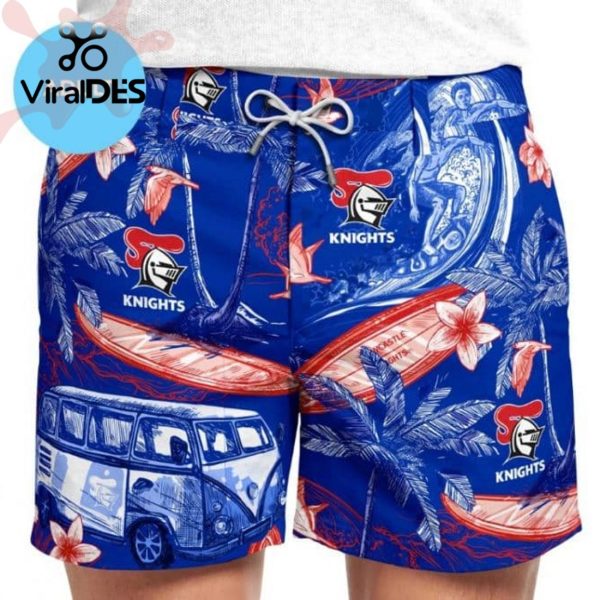 NRL Newcastle Knights Hawaiian Men Beach Shorts