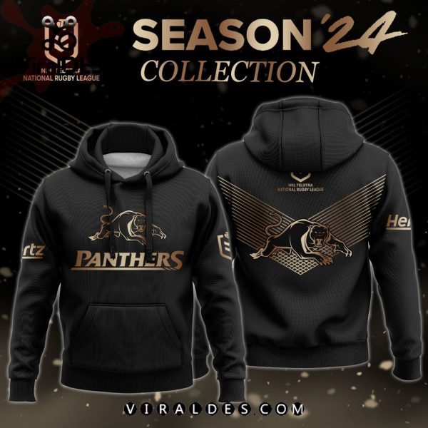 NRL Penrith Panthers Gold Premier 2024 Hoodie, Jogger, Cap