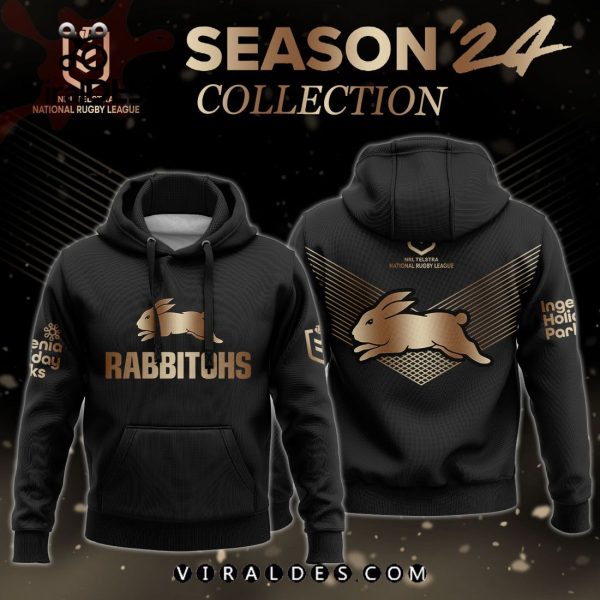 NRL South Sydney Rabbitohs Gold Premier 2024 Hoodie, Jogger, Cap