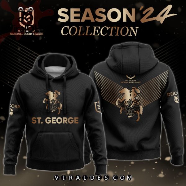 NRL St. George Illawarra Dragons Gold Premier 2024 Hoodie, Jogger, Cap