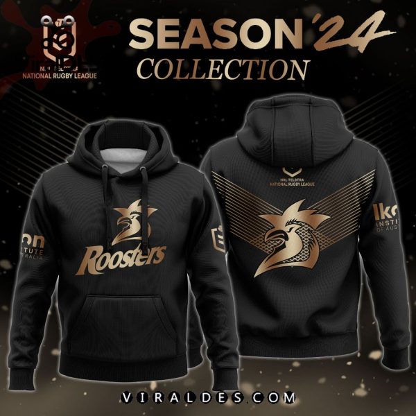 NRL Sydney Roosters Gold Premier 2024 Hoodie, Jogger, Cap