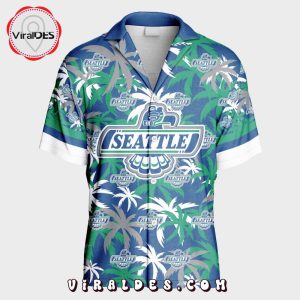 Custom Seattle Thunderbirds Using Home Jersey Color Hawaiian Shirt