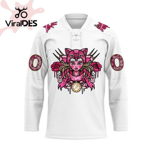 Official Florida Panthers Special Pink In The Rink Night Hockey Jersey