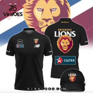 Brisbane Lions AFL Polo, Cap Limited Edition