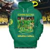 Oregon Ducks Men’s Basketball Go Ducks Champions 2024 Green Hoodie