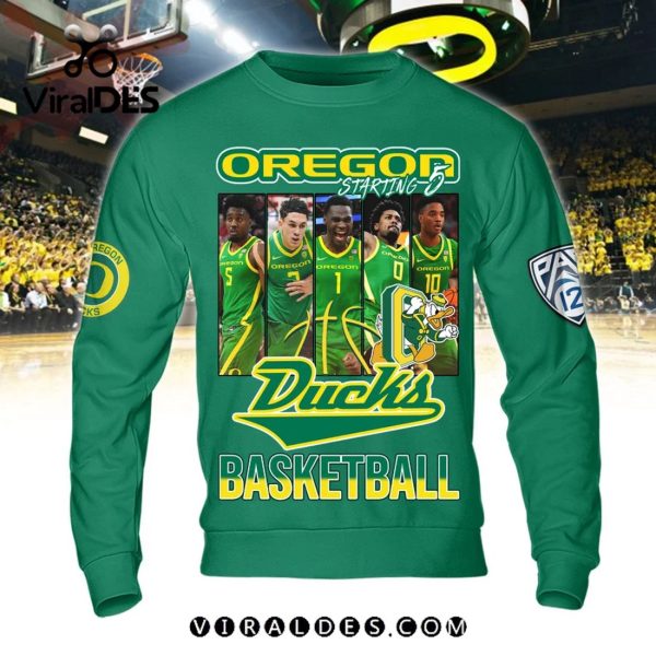 Oregon Ducks Men’s Basketball Green Hoodie Limited Edition