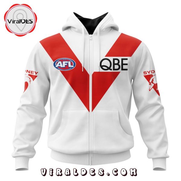 Personalized AFL Sydney Swans Heritage Kits 2023 Hoodie