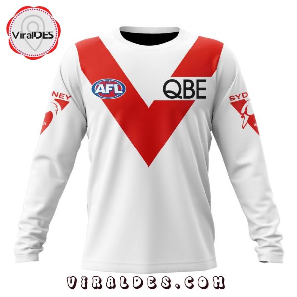 Personalized AFL Sydney Swans Heritage Kits 2023 Hoodie