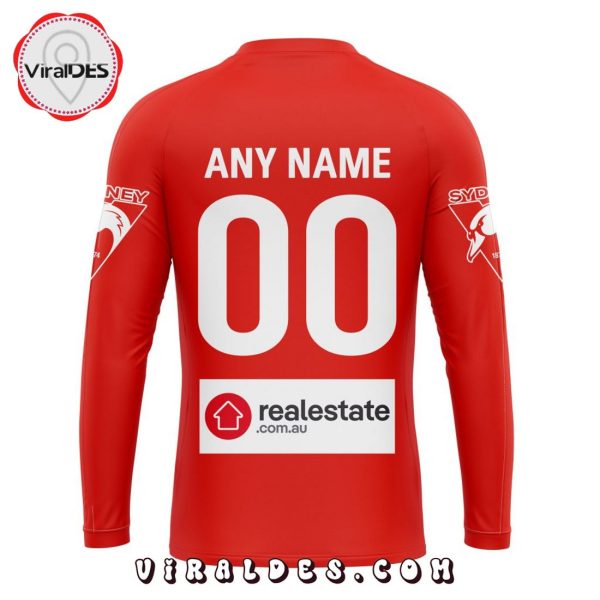 Personalized AFL Sydney Swans Home Kits 2023 Hoodie