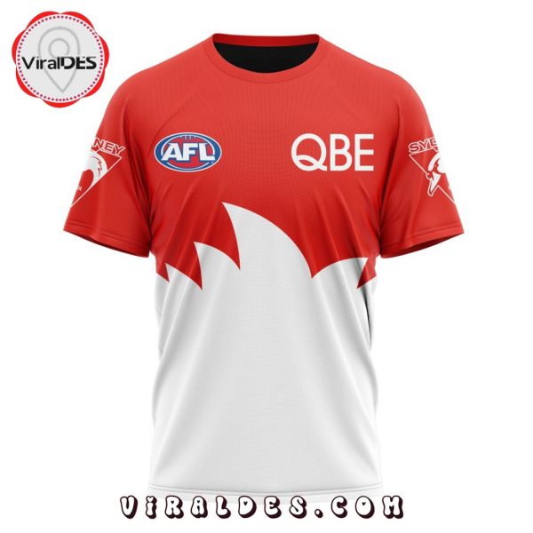 Personalized AFL Sydney Swans Home Kits 2023 Hoodie