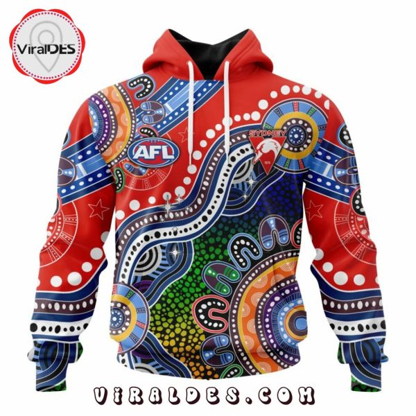 Personalized AFL Sydney Swans Special Indigenous Hoodie