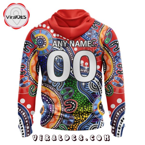 Personalized AFL Sydney Swans Special Indigenous Hoodie