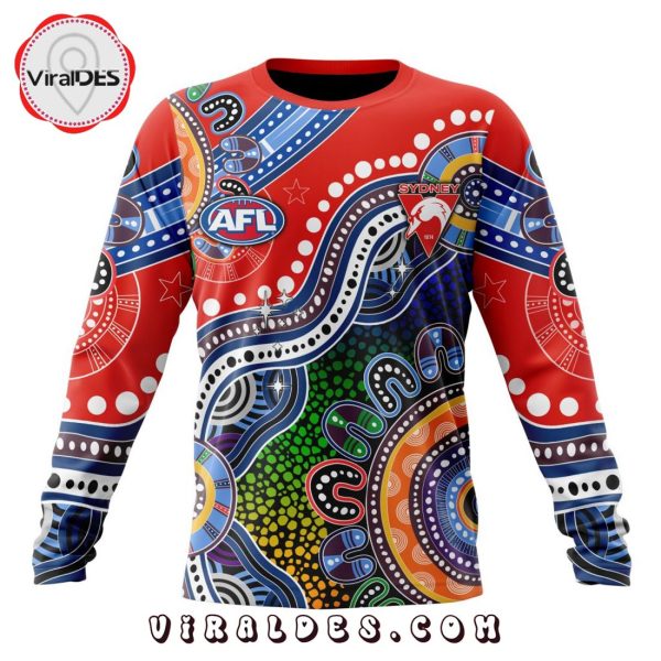 Personalized AFL Sydney Swans Special Indigenous Hoodie