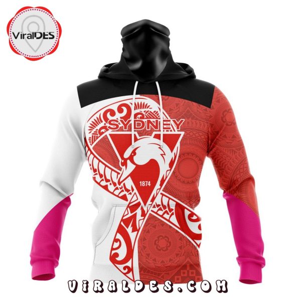 Personalized AFL Sydney Swans Specialized Kits Samoa Fight Cancer Hoodie