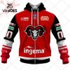 Personalized HC Fassa Falcons Jersey Style Hoodie 3D