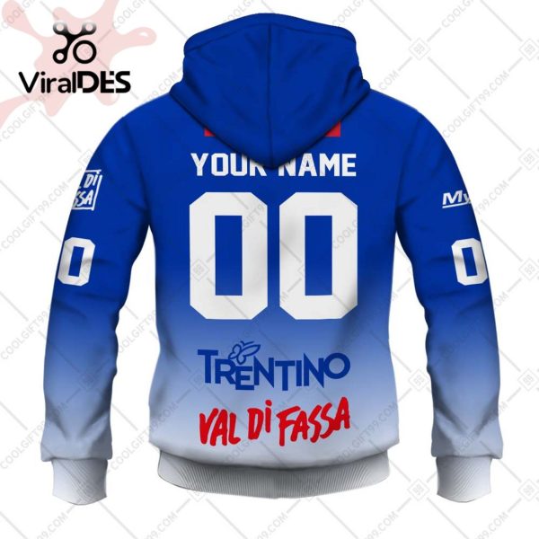 Personalized HC Fassa Falcons Jersey Style Hoodie 3D