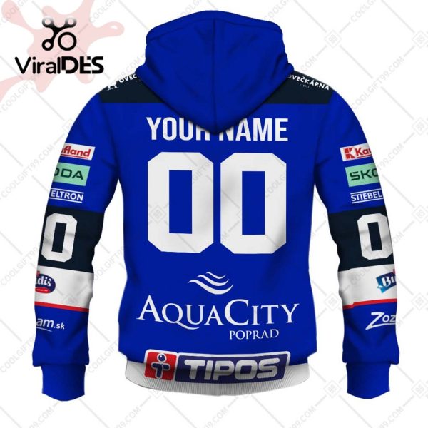 Personalized HK Poprad Jersey Style Hoodie 3D