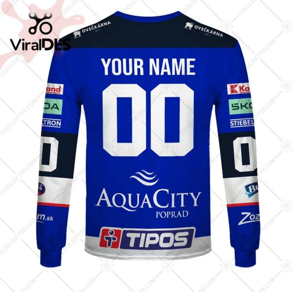 Personalized HK Poprad Jersey Style Hoodie 3D