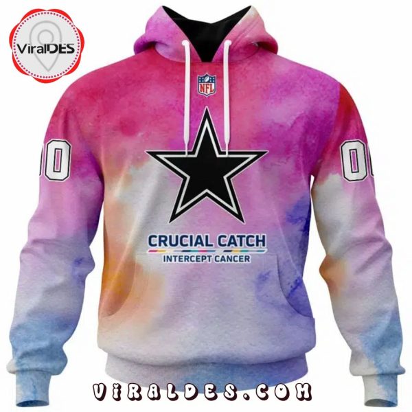 Personalized NFL Dallas Cowboys Crucial Catch Intercept Cancer Hoodie