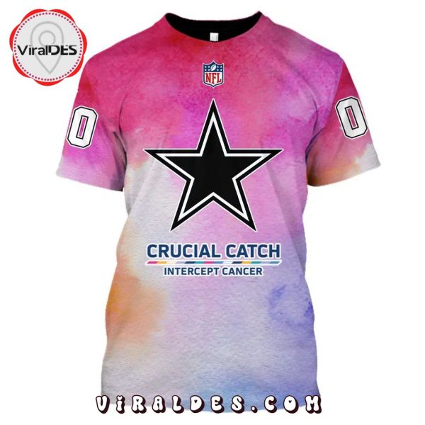 Personalized NFL Dallas Cowboys Crucial Catch Intercept Cancer Hoodie