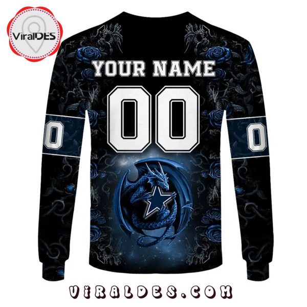 Personalized NFL Dallas Cowboys Skull Design Hoodie