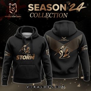 NRL Melbourne Storm Gold Premier 2024 Hoodie, Jogger, Cap