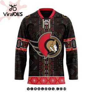 NHL Ottawa Senators Personalized Native Design Hockey Jersey