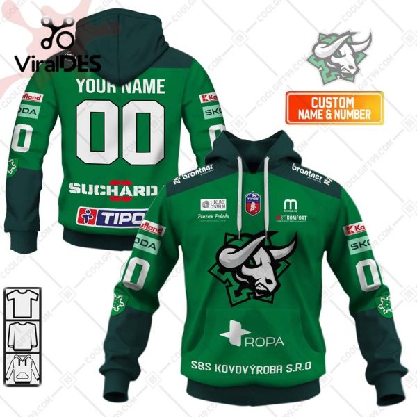 Slovak Extraliga HC Nove Zamky Jersey Style Hoodie 3D