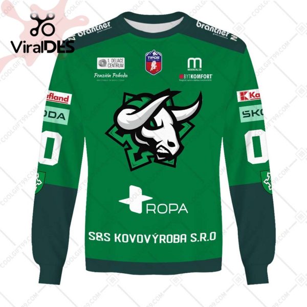 Slovak Extraliga HC Nove Zamky Jersey Style Hoodie 3D