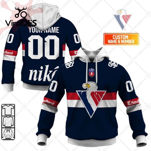 Slovak Extraliga HC Slovan Bratislava Jersey Style Hoodie 3D