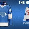 Tampa Bay Lightning Special Heritage Jersey Concepts With Team Logo Hockey Jersey