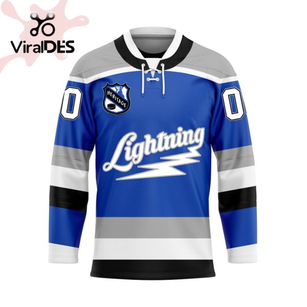 Tampa Bay Lightning Special Heritage Jersey Concepts With Team Logo Hockey Jersey