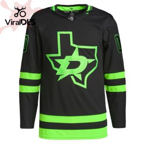 Dallas Stars Alternate Primegreen Pro Custom Black Hockey Jersey