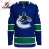 Vancouver Canucks Away Primegreen Pro Custom White Hockey Jersey