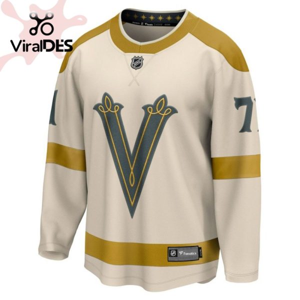 William Karlsson Vegas Golden Knights Fanatics Branded 2024 NHL Winter Classic Breakaway Player Cream Hockey Jersey