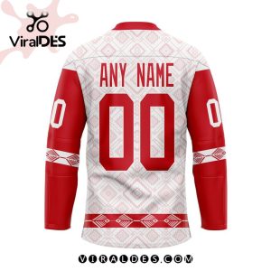 NHL Detroit Red Wings Personalized Native Design Hockey Jersey