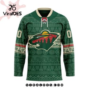 NHL Minnesota Wild Personalized Native Design Hockey Jersey