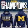 2023 Michigan Wolverines Go Blue Champions Black Hoodie, Jogger, Cap